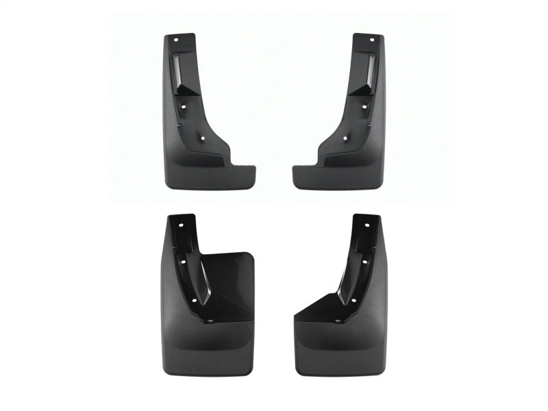 WeatherTech WET110146-120146 DigitalFit No-Drill MudFlap Kit for 2022-2025 Ford Maverick, Black