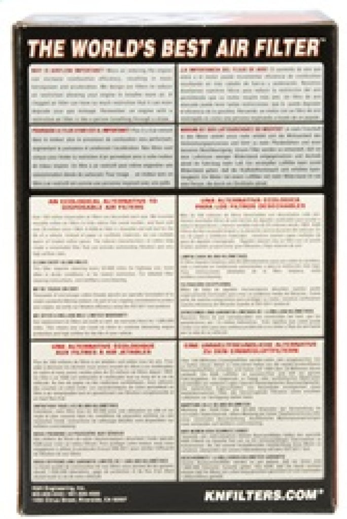 K&N Engineering E-3461 Oval High-Flow Air Filter for Automotive Engines