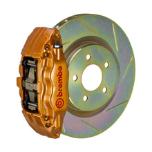 Load image into Gallery viewer, BREMBO - 02-07 Subaru Impreza/WRX and 08-14 WRX Front GT Big Brake Kit 4-Piston Cast Slotted Rotors Gold Finish