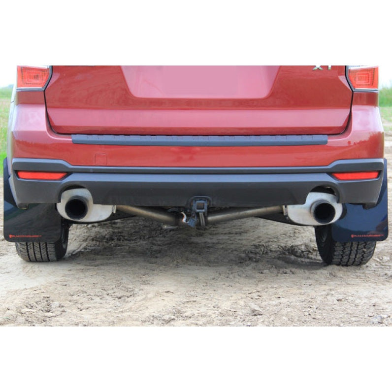 Rally Armor 14-18 Subaru Forester Black Mud Flap with Grey Logo – Durable Urethane Mud Guards for All-Weather Protection