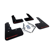 Load image into Gallery viewer, Rally Armor 17-22 Honda Civic Type R Black UR Mud Flaps with Red Logo – Durable Polyurethane Protection