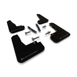 Rally Armor UR Series Polyurethane Mud Flaps for Kia EV6 (2022-2024) — Black with Dark Grey Logo