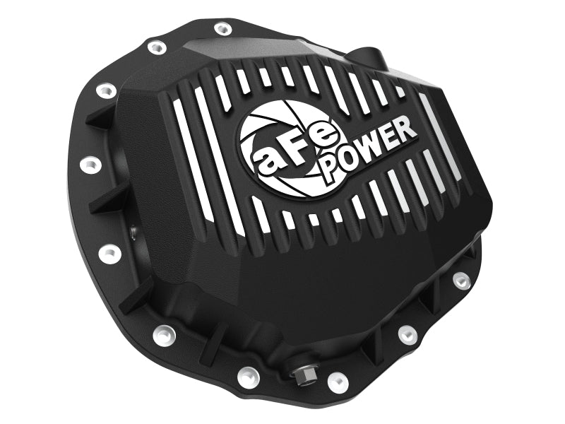 aFe Street Series Rear Differential Cover with Machined Fins for 2019-2020 Ram 2500/3500 - Black Finish