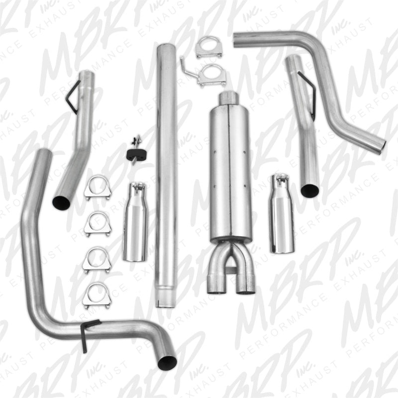 MBRP Armor Lite Series Cat Back Exhaust System for 2004-2008 Ford F-150 with 4.6/5.4L Engines