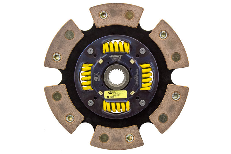 ACT 2007 Lotus Exige 6-Pad Sprung Race Disc - High-Performance Ceramic Clutch for Enhanced Engagement and Durability
