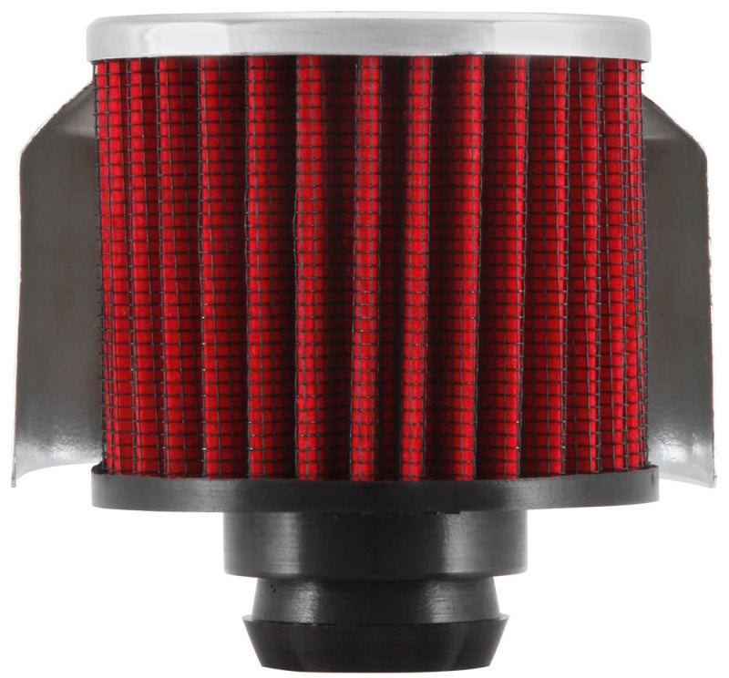 K&N Engineering 62-1516 Chrome Crankcase Vent Filter with Deflector Shield