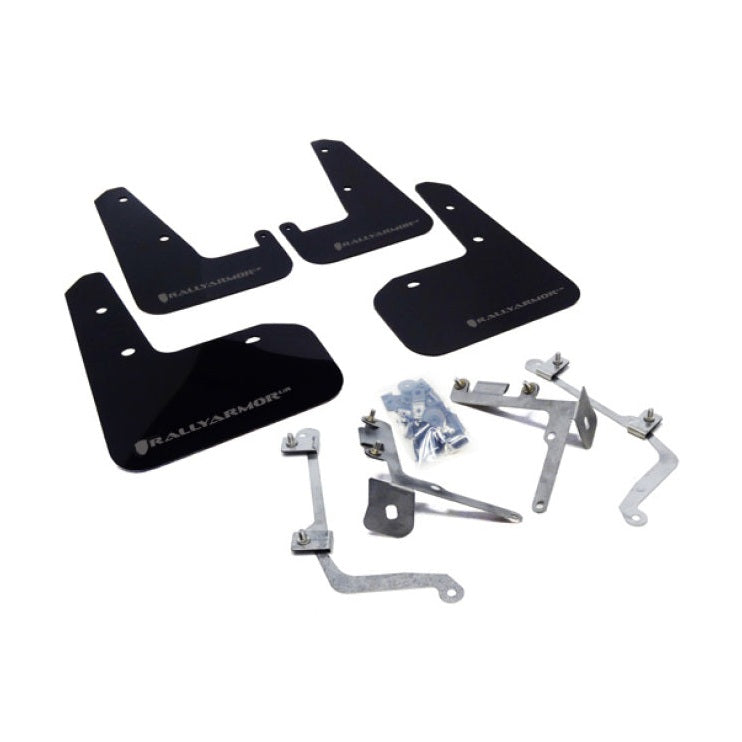 Rally Armor UR Series Mud Flaps for Subaru Impreza and WRX/STI (2011-2014) - Black with Grey Logo