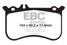 Load image into Gallery viewer, EBC Redstuff Ceramic Low Dust Brake Pads for Mercedes-Benz E550, S550, CL550, and CLS550 * Part No. EBCDP32138C