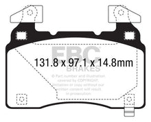 Load image into Gallery viewer, EBC Yellowstuff Brake Pads for Cadillac CTS and Tesla S * Part Number ebcdp43028r