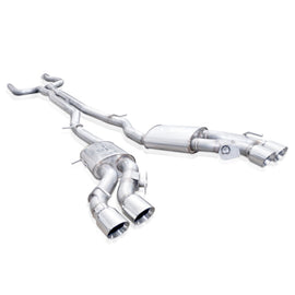 Stainless Works 2016-2019 Cadillac CTS-V Sedan Catback Exhaust System with Dual-Mode Turbo Mufflers and Resonated X-Pipe