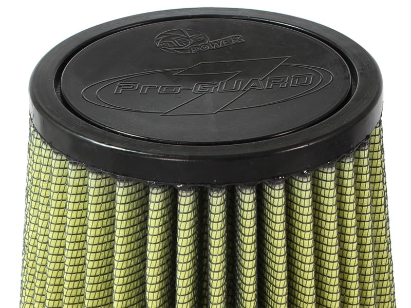 aFe MagnumFLOW Air Filter with Pro GUARD 7 Media - Part Number AFE72-30018, 3 in x 6 in x 4.75 in, High-Flow Conical Performance Filter for Severe Duty Environments