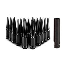 Load image into Gallery viewer, Mishimoto Steel Spiked Lug Nuts M12x1.5 – 20-Piece Black Set for BMW Z3