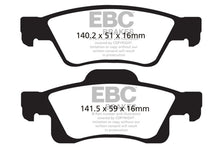 Load image into Gallery viewer, EBC DP41872R Yellowstuff Rear Brake Pads for 2011-2014 Jeep Grand Cherokee and Dodge Durango