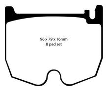 Load image into Gallery viewer, EBC Yellowstuff Front Brake Pads for Mercedes-Benz CL55 AMG (2003-2006) * High-Performance Street and Track Use