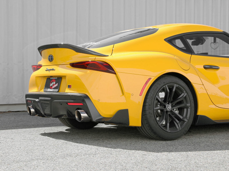 aFe POWER Takeda 2021-2024 Toyota Supra 2.0L Cat-Back Exhaust System with Polished Tips