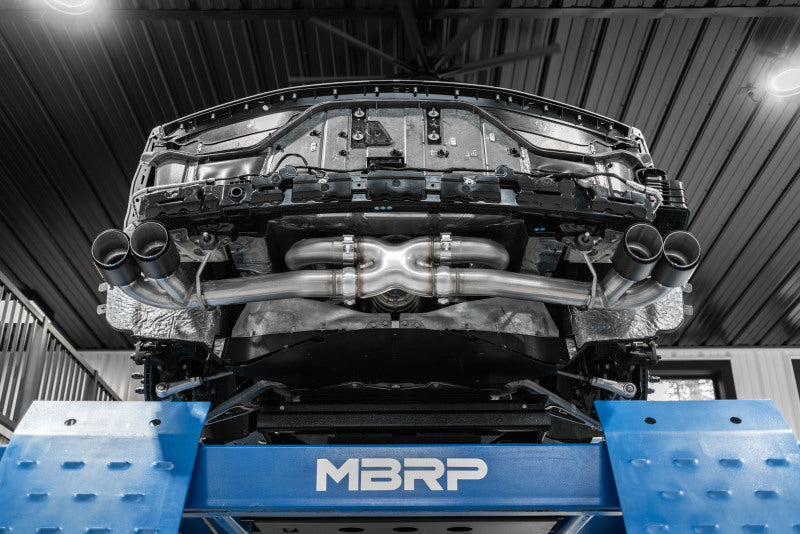 MBRP Armor Pro Series Exhaust System for Chevrolet Corvette C8 (2020-2026) with Carbon Fiber Tips - Part S70423CF