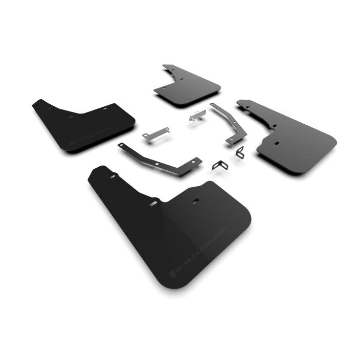 Rally Armor UR Series Mud Flaps for Subaru Forester 25-26 Inch with Metallic Black Logo