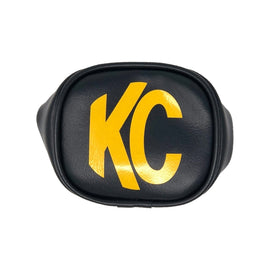 KC HiLiTES 3-Inch Rectangle Soft Cover Pair with Yellow KC Logo for Gravity, C-Series, and LZR LED Cubes