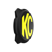 Load image into Gallery viewer, KC HiLiTES 6-inch Black Plastic Light Cover with Yellow Logo for Gravity Pro6 LED Lights