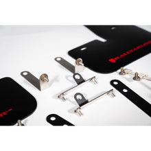 Load image into Gallery viewer, Rally Armor UR Series Black Mud Flaps with Red Logo for Toyota GR Corolla 2023-2025