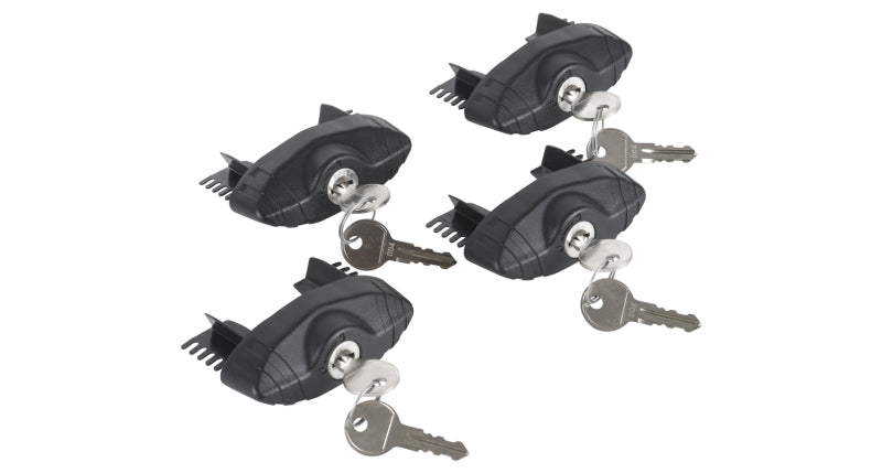 Rhino-Rack Vortex Locking End Caps Set of 4 – Secure Replacement for Crossbar End Caps