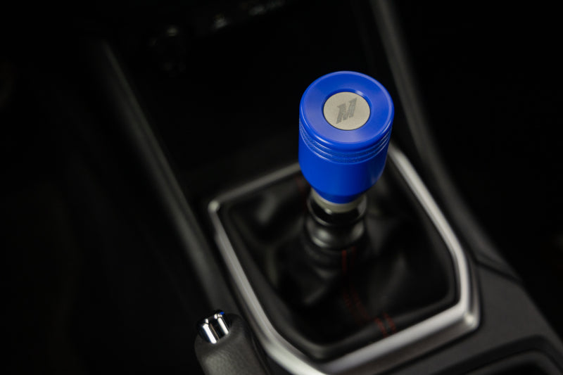 Mishimoto 2022+ Subaru WRX Shift Knob - World Rally Blue, CNC Machined Aluminum or Delrin