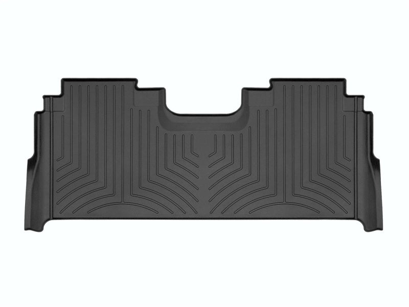 WeatherTech FloorLiner HP Rear for 2021+ Ford F-150 Raptor / Supercrew * Custom Fit All-Weather Protection in Black