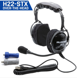 Rugged Radios Ultimate Headset for Stereo and Offroad Intercoms – Model RGDH22-STX