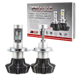 Oracle Lighting H4 4000 Lumen LED Headlight Bulbs – 6000K Bright White for Improved Nighttime Visibility