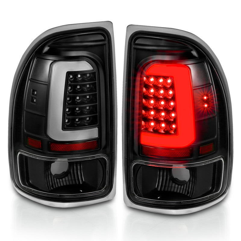 ANZO 1997-2004 Dodge Dakota LED Tail Light Assembly with Clear Lens and Black Housing – Pair