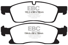 Load image into Gallery viewer, EBC 11+ Dodge Durango 3.6 Greenstuff Front Brake Pads * Heavy Duty Off-Road Brake Solution