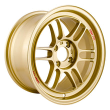 Load image into Gallery viewer, Enkei RPF1 15x8 Gold Alloy Wheel with 4x100 Bolt Pattern and 28mm Offset - Part Number enk3795804928GG