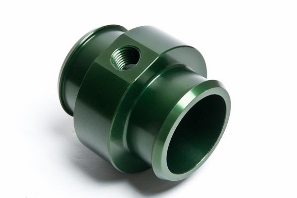 Radium Engineering Universal Hose Barb Adapter for 1-3/4 Inch ID Hose with 1/4 NPT Port - Green
