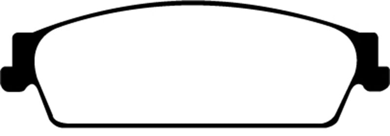 EBC Greenstuff 09-14 Cadillac Escalade 6.0 Hybrid Rear Brake Pads Part No. EBCDP61780