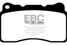 Load image into Gallery viewer, EBC Yellowstuff Front Brake Pads for 2016 Cadillac CT6 and Chevrolet Corvette * Part Number ebcDP42093R