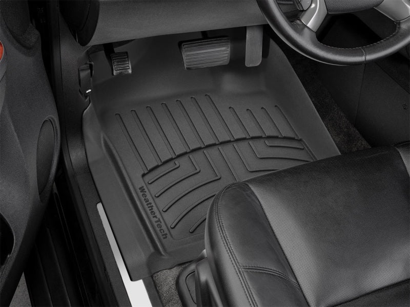 WeatherTech FloorLiner HP for Chevrolet Silverado and GMC Sierra 2010-2011 - Front, Black