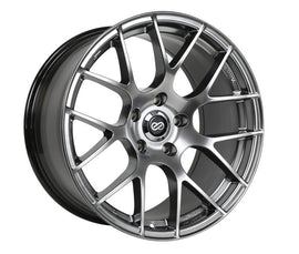 Enkei Raijin 18x8 Inch Hyper Silver Wheel with 45mm Offset and 5x114.3 Bolt Pattern (Part Number: enk467-880-6545HS)