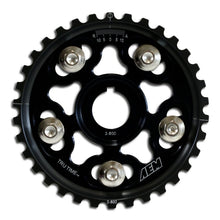 Load image into Gallery viewer, AEM Tru-Time Adjustable Camshaft Gear for Honda and Acura Engines - Black Anodized, Part Number aem23-802BK