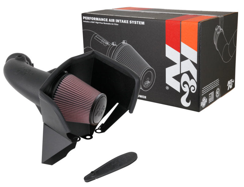 K&N Engineering Cold Air Intake System for Dodge Durango and Jeep Grand Cherokee V8-6.2L (Part Number: K&N 63-1579)
