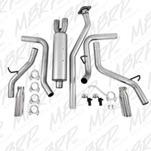 Load image into Gallery viewer, MBRP Armor Lite Series Cat Back Exhaust System for Chevrolet Silverado 1500 and GMC Sierra 1500 (2003-2007) – Dual Split Side Exit with 3.5-inch Tips