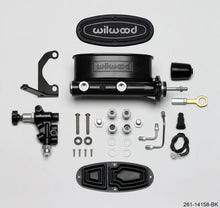 Load image into Gallery viewer, Wilwood HV Tandem Master Cylinder Kit with Proportioning Valve for Early Ford Mustang * 15/16 inch Bore, Black Finish