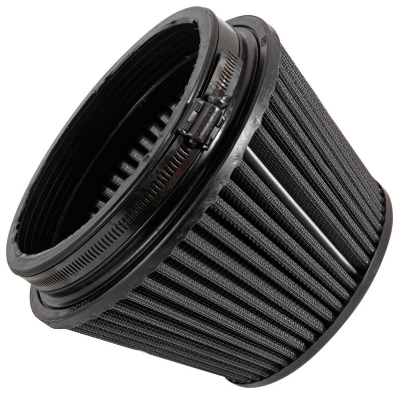 K&N Engineering RU-3106HBK Black Universal Round Tapered Air Filter with 6-Inch Flange ID for Ford Mustang 2015-2017