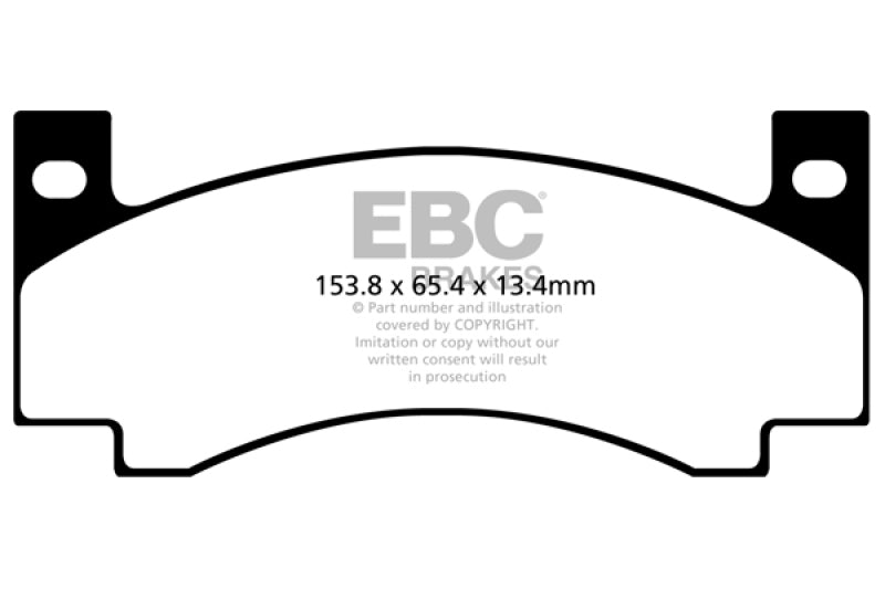 EBC Greenstuff 2000 Series Sport Brake Pads for Dodge B300 Van and AMC Ambassador * Part No. ebcDP21176