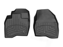 Load image into Gallery viewer, WeatherTech FloorLiner HP Front Floor Mats for 2017-2018 Ford Explorer, Black, Part 449811IM