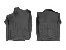 Load image into Gallery viewer, WeatherTech FloorLiner HP Front Floor Mats for 2016-2017 Toyota Tacoma, Black - Part Number WET448671IM