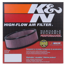 Load image into Gallery viewer, K&amp;N Engineering Universal Oval High-Flow Air Filter Part E-3671 * 12 inch Length x 5.25 inch Width x 3.25 inch Height