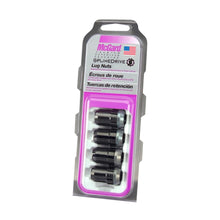 Load image into Gallery viewer, McGard SplineDrive Lug Nut (Cone Seat) M12X1.25 / 1.24in. Length (4-Pack) - Black (Req. Tool)