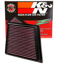 Load image into Gallery viewer, K&amp;N Engineering High-Flow Drop-In Air Filter for Ford Fiesta 2011-2015 * Part Number KN-33-2955