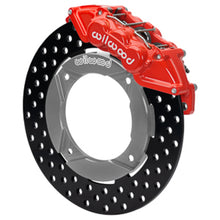 Load image into Gallery viewer, Wilwood Front Brake Rotor Kit for 2014+ Polaris RZR XP 1000 * 11.25-inch Drilled Rotors in Red