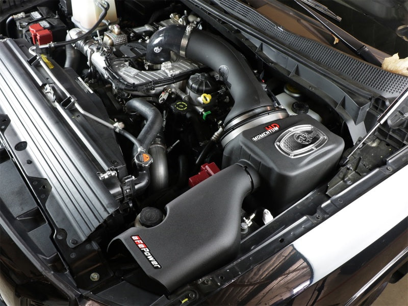 aFe Momentum HD Cold Air Intake System with Pro DRY S Filter for Nissan Titan XD 2016-2019 V8 5.0L